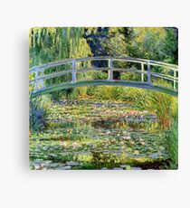 The Water-Lily Pond by Monet Canvas Print
