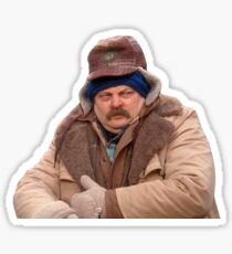 ron swanson Sticker