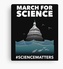 März für Science Science Matters Leinwanddruck