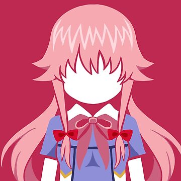 Mirai Nikki characters Sticker by ArtAndDesignA