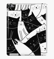 The Cats are Watching B/W iPad Case/Skin