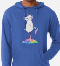 Sudadera con capucha ligera Unicorn Fart