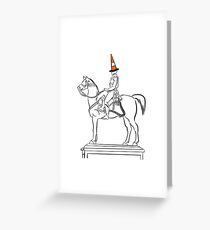 Tarjeta de felicitación Estatua del Duque de Wellington