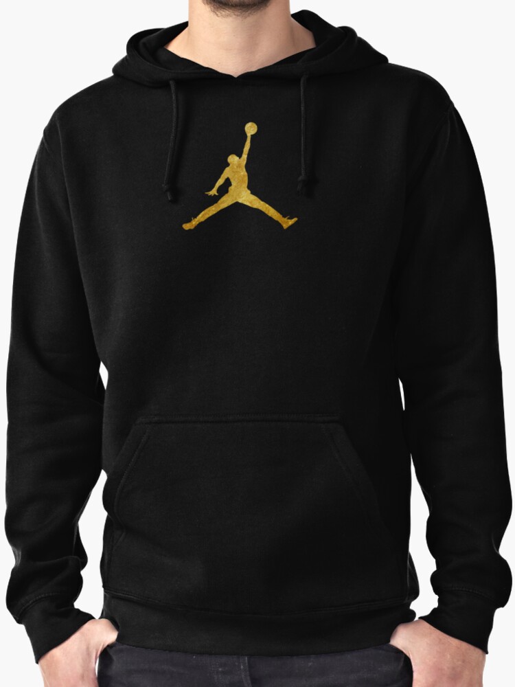 gold jordan shirt