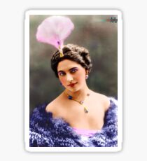 The Real Mata Hari Colorized Sticker