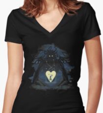 Bayond the door Women's Fitted V-Neck T-Shirt