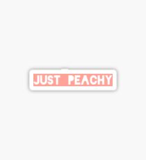 Just Peachy Graphic Sticker