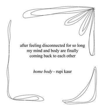 Poem by rupi kaur Sticker for Sale by Autummnn