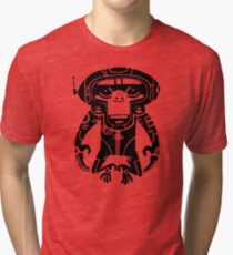 Black Space Monkeyz Graphic Tri-blend T-Shirt
