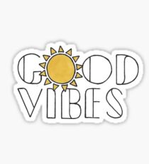 Good Vibes Sun Sticker