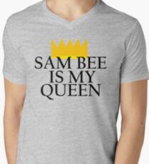 Samantha Bee is my queen Men's V-Neck T-Shirt