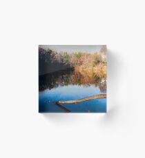 Autumn landscape Acrylic Block
