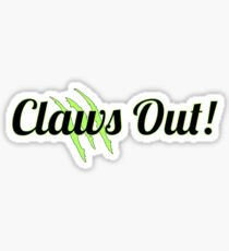 Claws Out! - Cat Noir Sticker