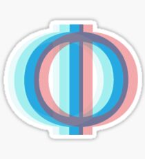 3D Phi Sticker