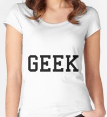 Geek Women's Fitted Scoop T-Shirt