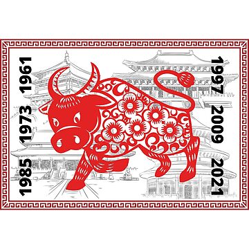 Year Of Ox Chinese Zodiac Sign