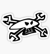 Guy Martin Skull Logo Sticker