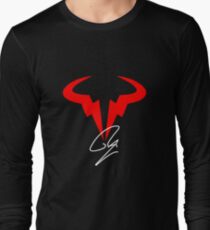 Rafael Nadal Tennis Player Logo Long Sleeve T-Shirt