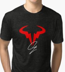 Rafael Nadal Tennis Player Logo Tri-blend T-Shirt