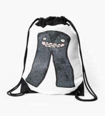 cartoon trousers Drawstring Bag