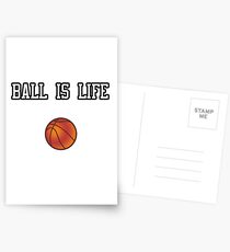 Ball Is Life ( Basketball ) Postcards