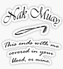 Nak MuayM Sticker