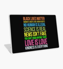 Kindness Is Everything Black Lives Love Is Love Anti Trump Laptop Skin