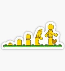 Lego Man Evolution Sticker