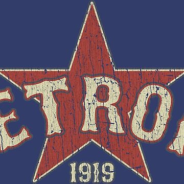 Detroit Stars 1919 - Long Sleeve, Navy / Adult 4X / Long Sleeve T-Shirt