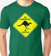 NO KANGAROOS IN AUSTRIA Unisex T-Shirt