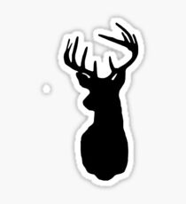 Deer Head Sticker