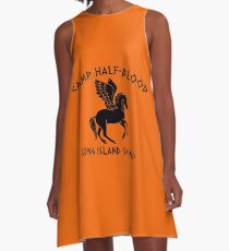Lager Halbblut Spiel A-Linien Kleid