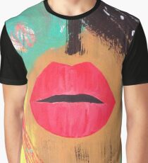 Abstract Face Graphic T-Shirt