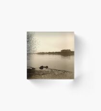 Moody Lower Rivington Reservoir Acrylic Block