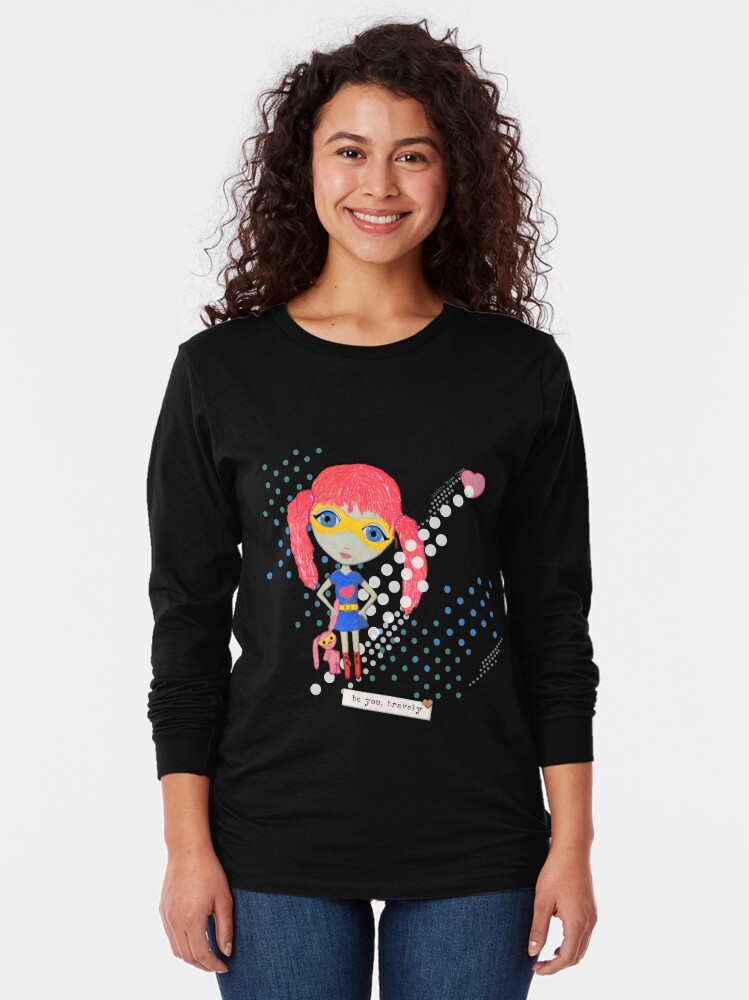 Alternate view of Be Your Own Superhero Long Sleeve T-Shirt