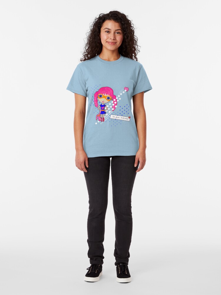 Alternate view of Bravely, She Took On The World Classic T-Shirt