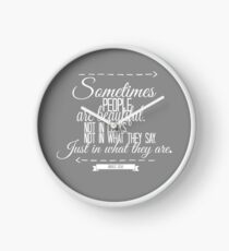 The Book Thief Quote Clock