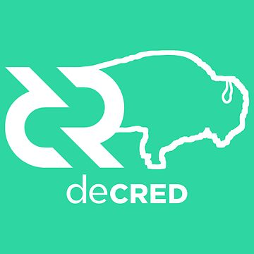 Artwork thumbnail, Decred Bison - DCR Turquoise © v1 (Design timestamped by https://timestamp.decred.org/) by OfficialCryptos