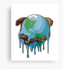 I'm Up Earth Metal Print
