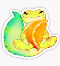 Pegatina Orange Sorbet Gecko