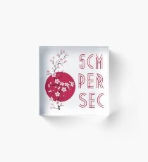 5cm Per Sec Acrylic Block
