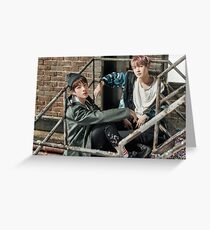 jin jhope bts Greeting Card