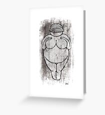 Venus of Willendorf Greeting Card