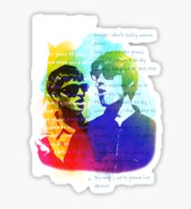 Noel and Liam Gallagher (Oasis) Sticker