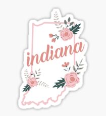Indiana Floral Sticker