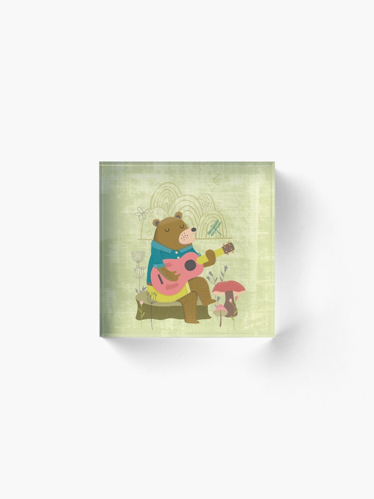 Alternate view of Happy Bear Day Acrylic Block