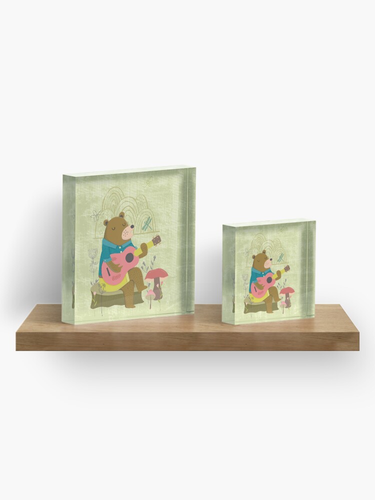 Alternate view of Happy Bear Day Acrylic Block