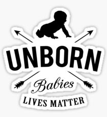Unborn Babies Lives Matter Pro-Life Sticker