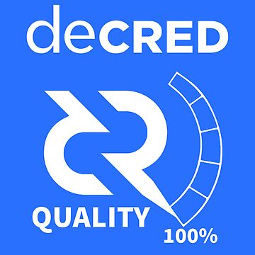 Artwork thumbnail, Decred quality - DCR Blue © v1 (Design timestamped by https://timestamp.decred.org/) by OfficialCryptos