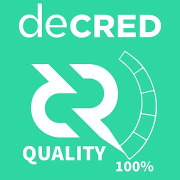 Artwork thumbnail, Decred quality - DCR Turquoise © v1 (Design timestamped by https://timestamp.decred.org/) by OfficialCryptos